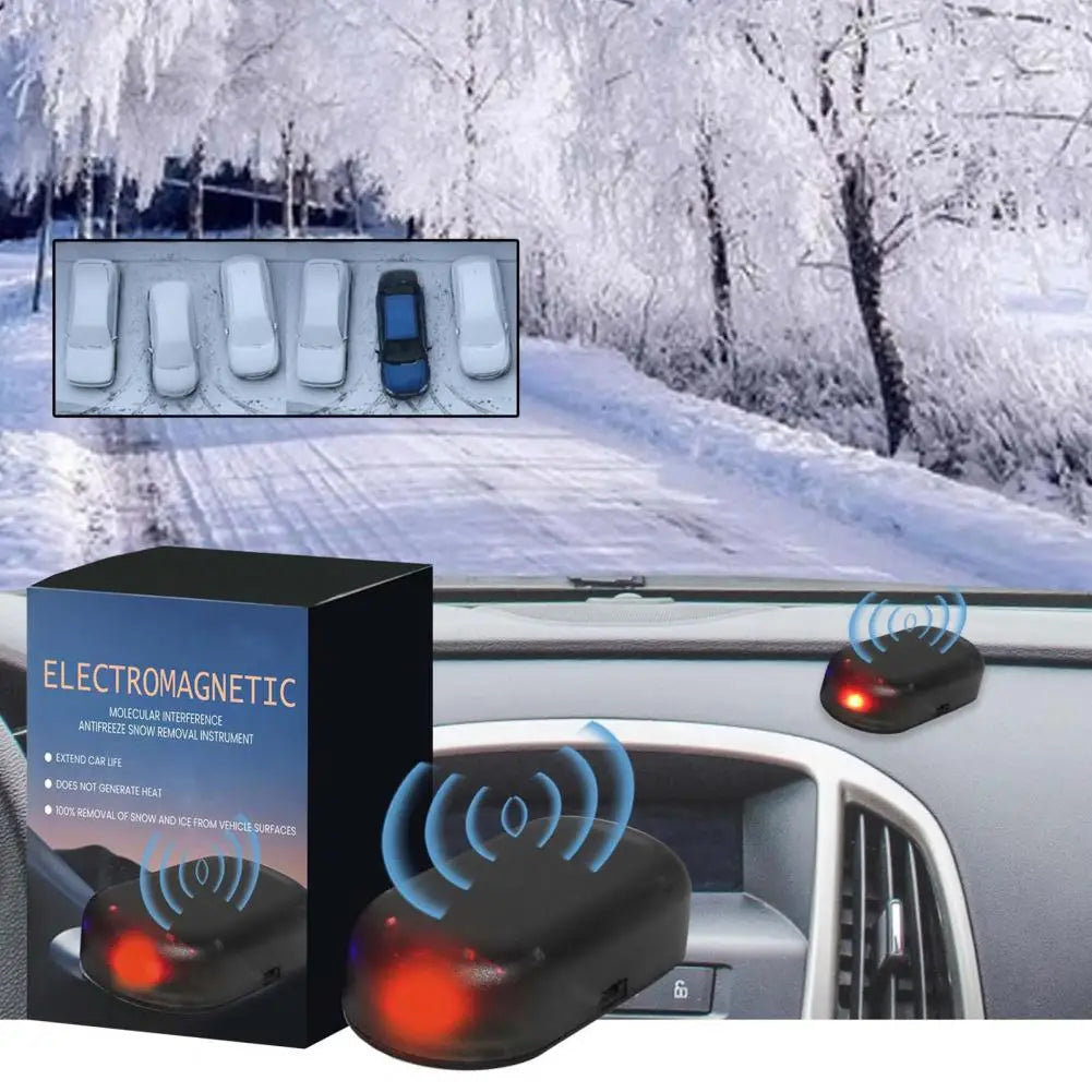 3Pcs Car Defroster Electromagnetic Snow Removal Device Mini Portable Vehicle Microwave Deicing Instrument Antifreeze