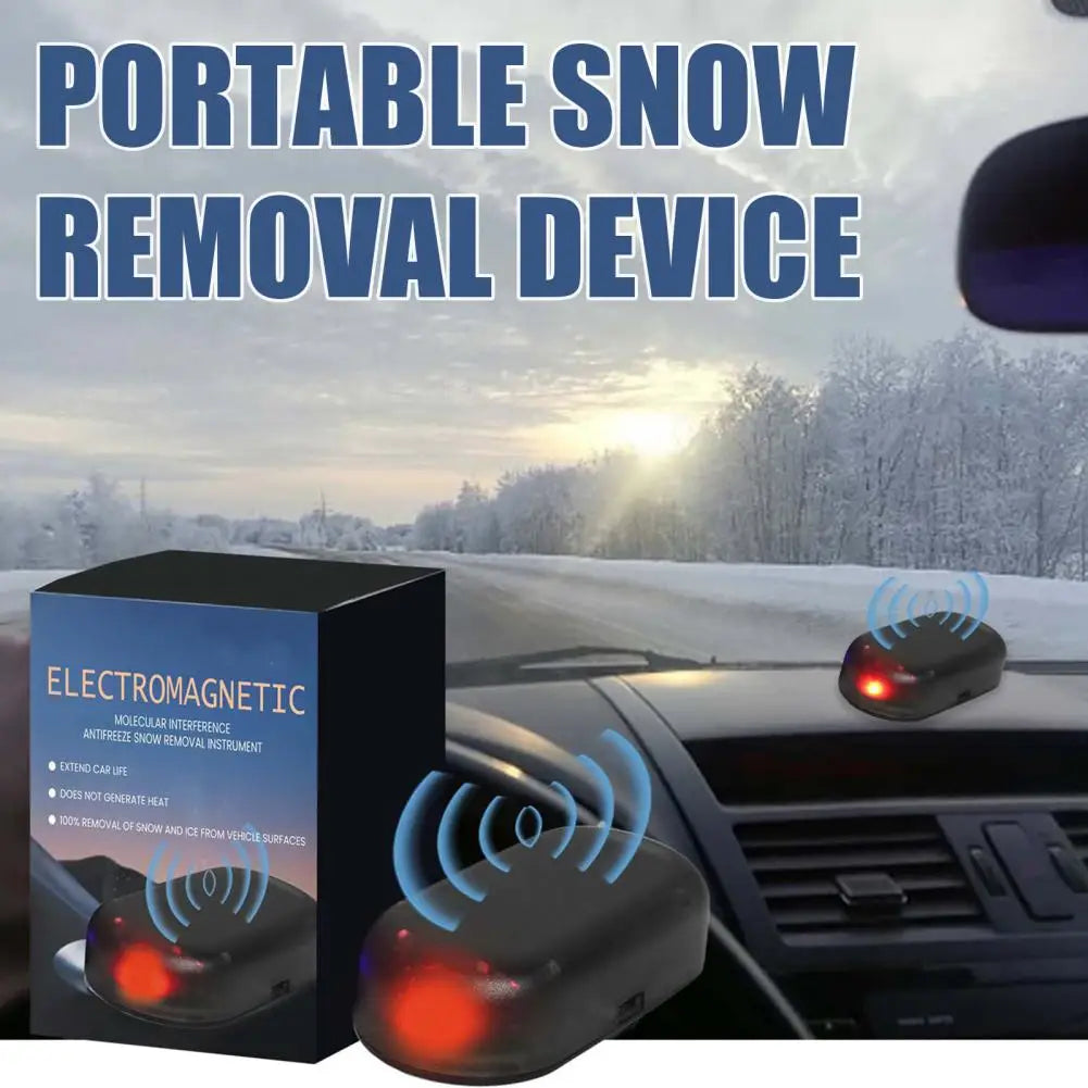 3Pcs Car Defroster Electromagnetic Snow Removal Device Mini Portable Vehicle Microwave Deicing Instrument Antifreeze